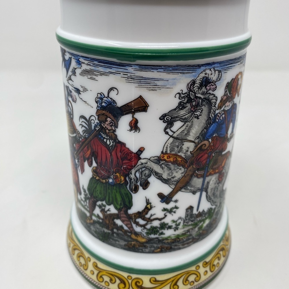 Vintage Original German BMF Beer Stein Mug with Lid - Picture 3 of 8